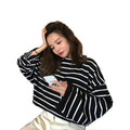Women’s Long Sleeve Top Crew Neck Loose‑Fit Casual Pullover T‑Shirt