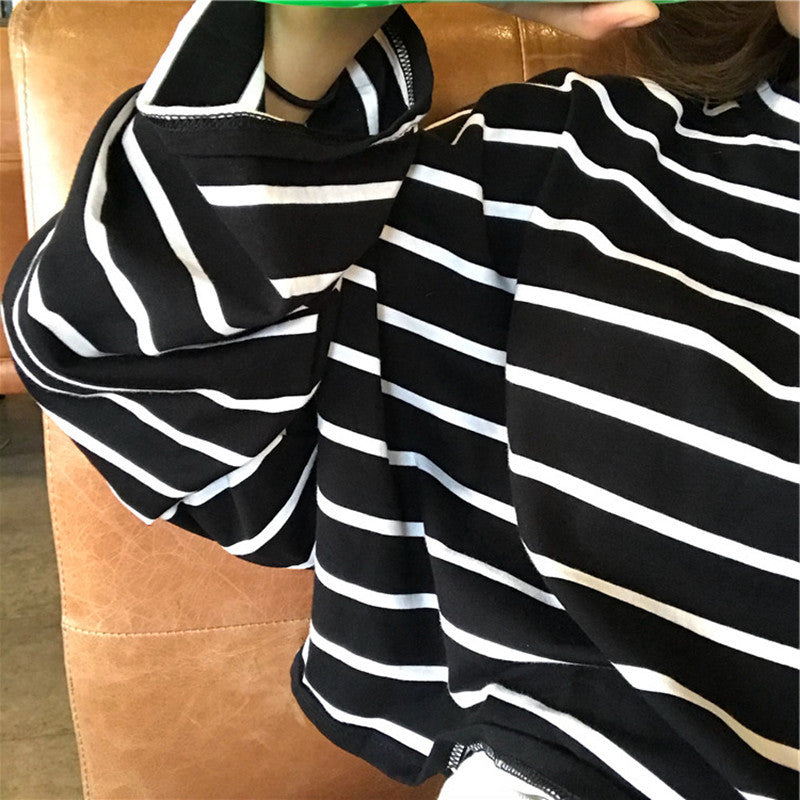 Women’s Long Sleeve Top Crew Neck Loose‑Fit Casual Pullover T‑Shirt