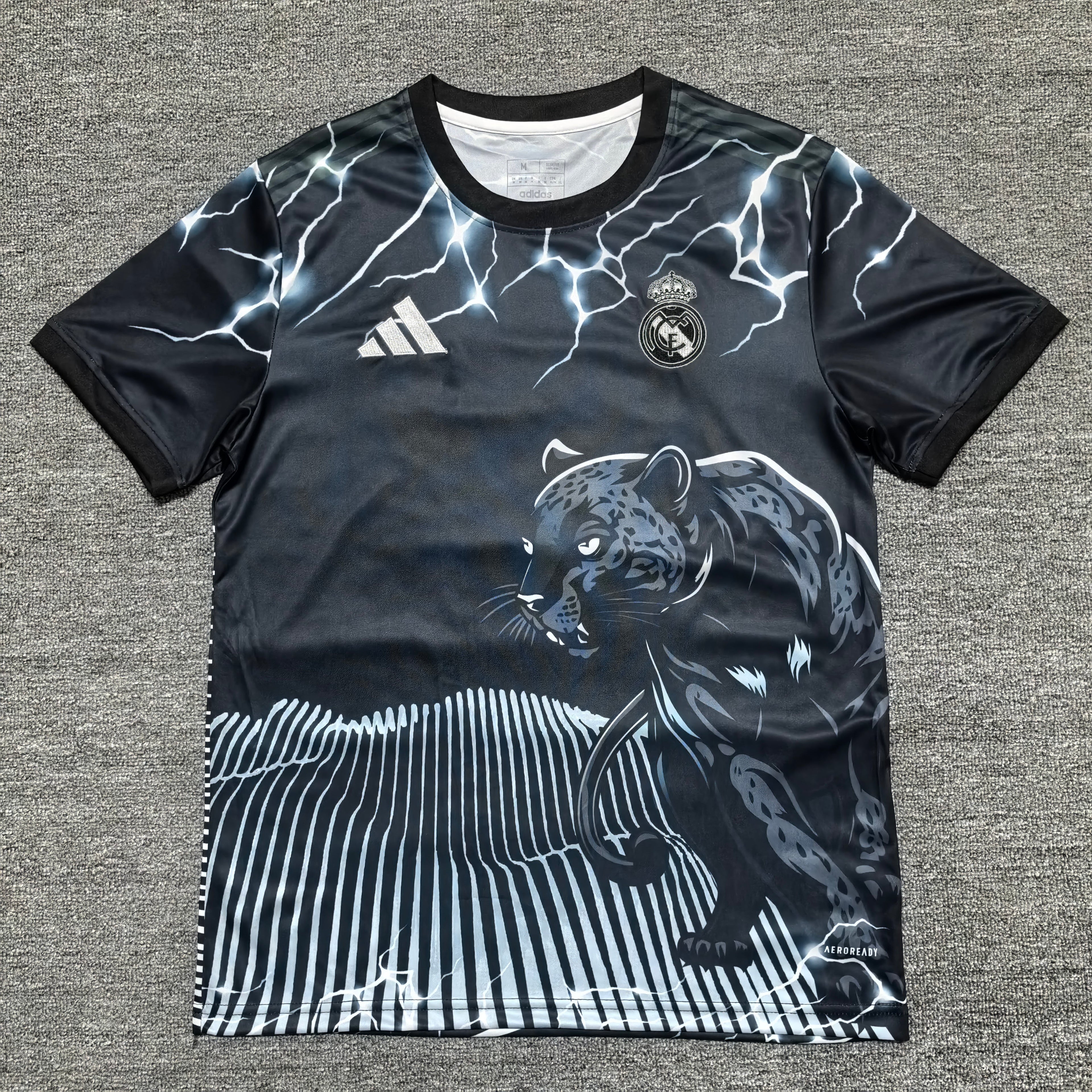 Real Madrid ¨C Panther Strike Black Edition Jersey