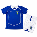 BRAZIL 2004 AWAY KIDS Jersey