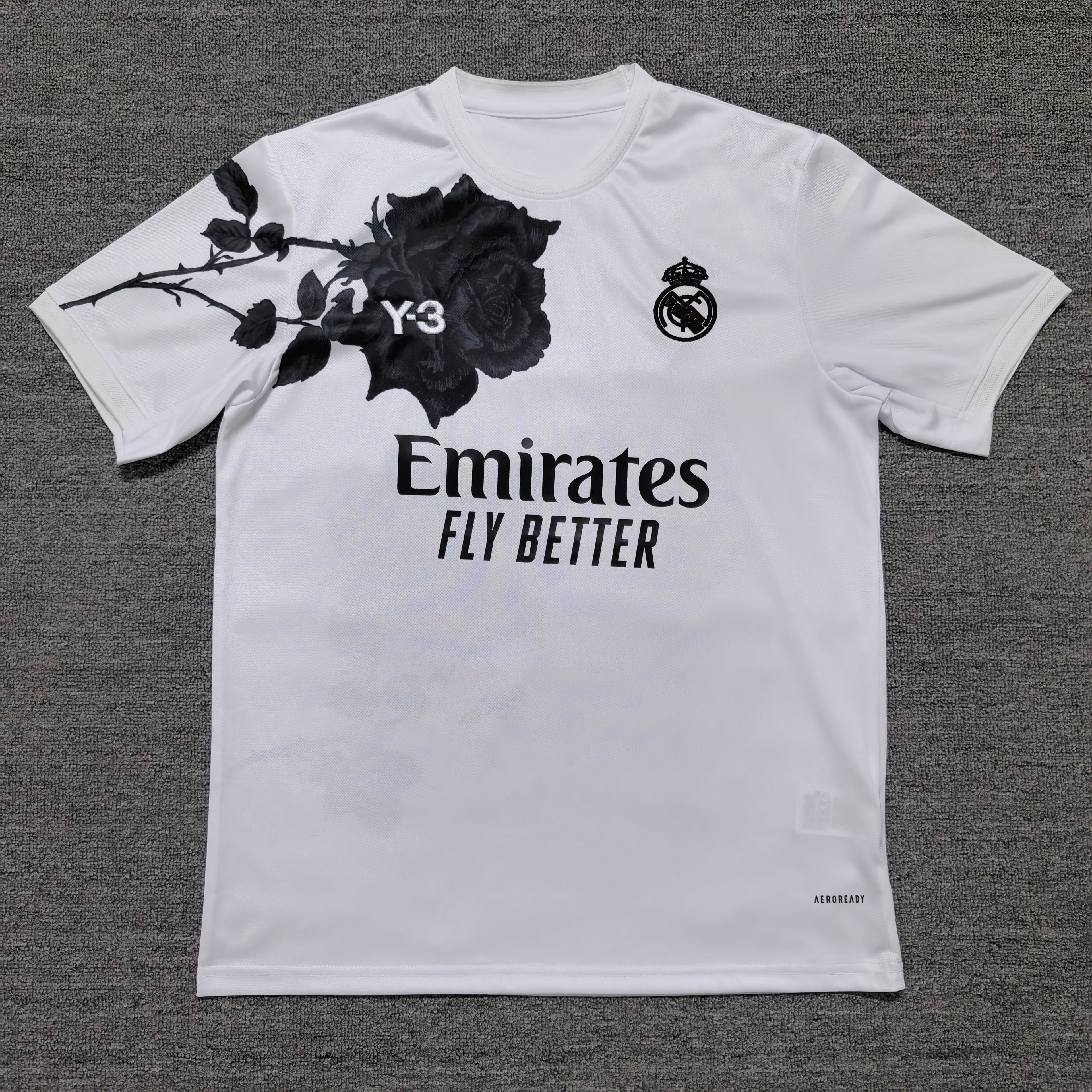 Real Madrid ¨C White Rose Edition Jersey