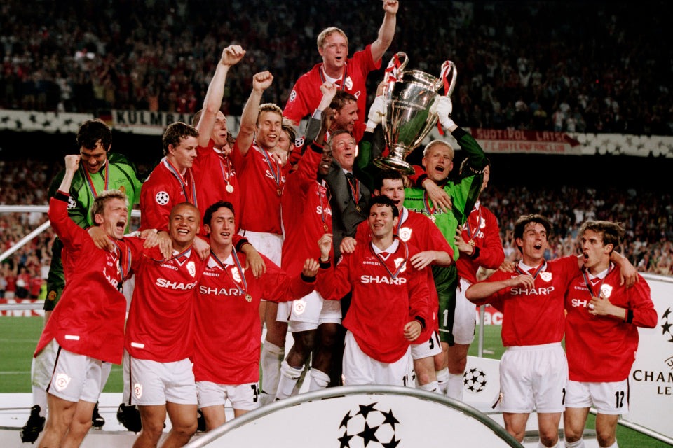 MNCHSTR UTD 1998/99 UCL HOME Jersey