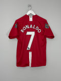 MNCHSTR UTD 2007/09 (Home) Jersey
