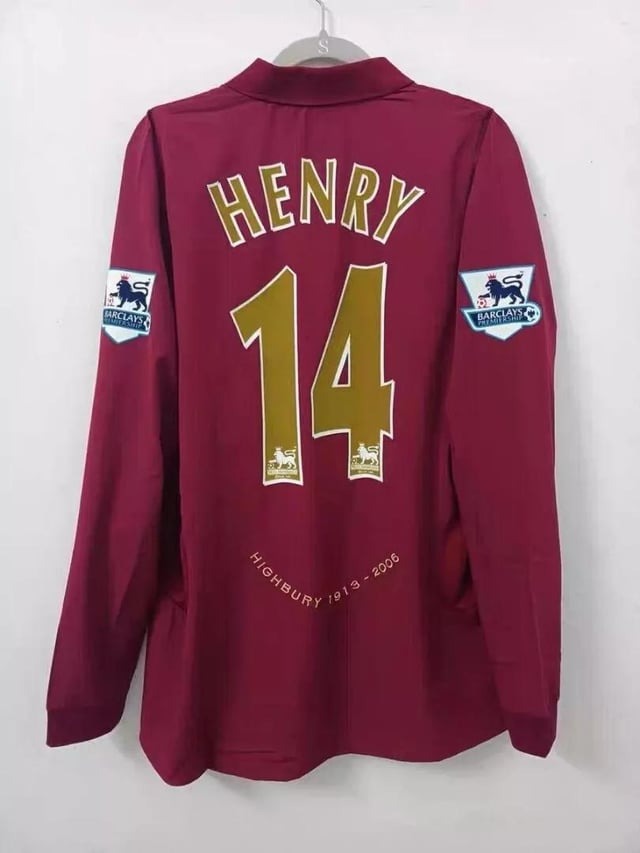 ARSNL 2005/06 (Home) - Long Sleeve X Henry Jersey