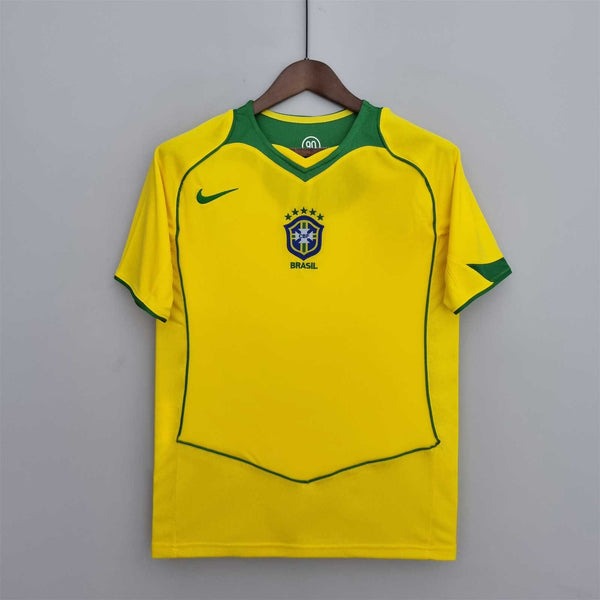 Brazil 2004 Home Shirt Jersey