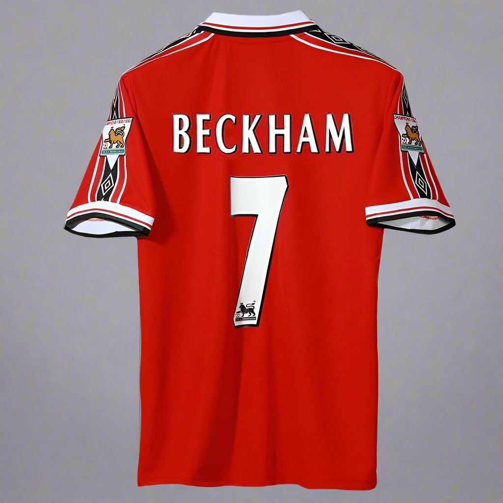 MNCHSTR UTD 1998/99 (Home) x Beckham Jersey