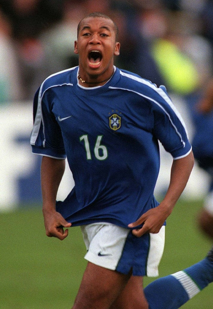 BRAZIL 1998 AWAY X RONALDO Jersey