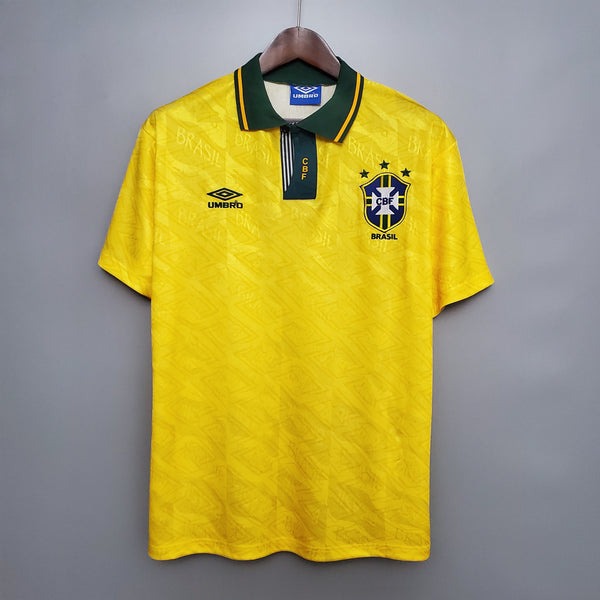 Brazil 1992 Home Shirt Jersey