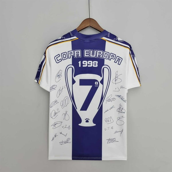 Real Madrid 1997/98 Champions League Winners Shirt Jersey