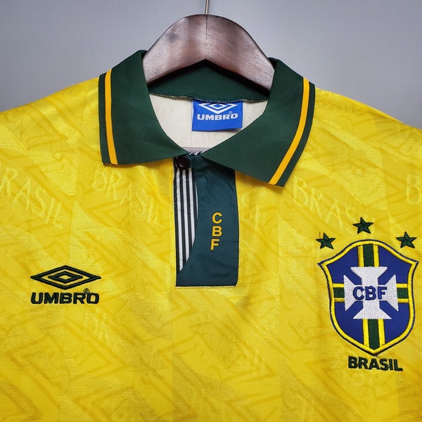 Brazil 1992 Home Shirt Jersey
