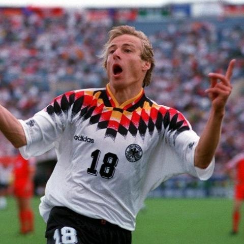 GERMANY 1994 HOME X KLINSMANN Jersey