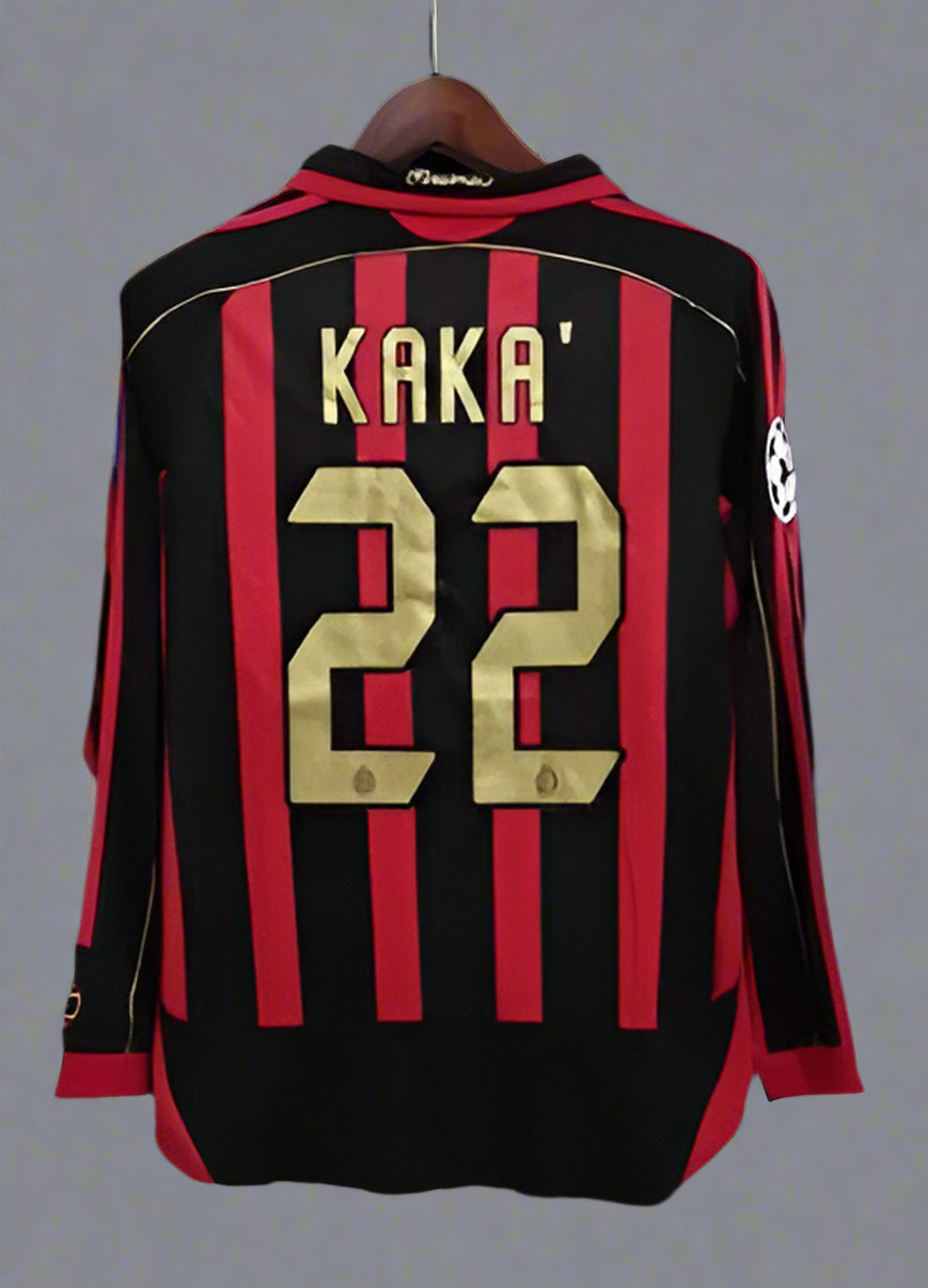 AC Milan 2006/07 (Home) - Long Sleeve x Ronaldo Jersey