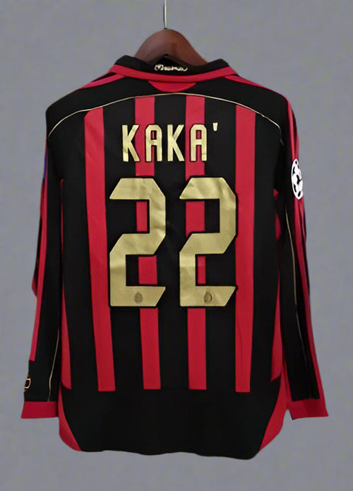 AC Milan 2006/07 (Home) - Long Sleeve x Ronaldo Jersey