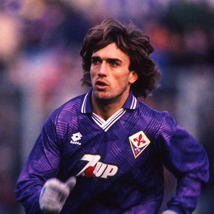 FIORENTINA 1992/93 HOME X BATISTUTA Jersey