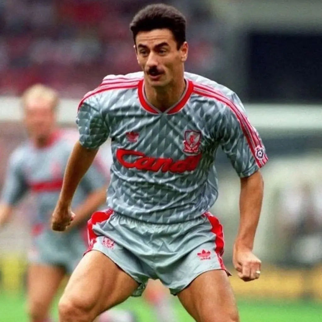 LPOOL 1989/91 AWAY X BARNES Jersey