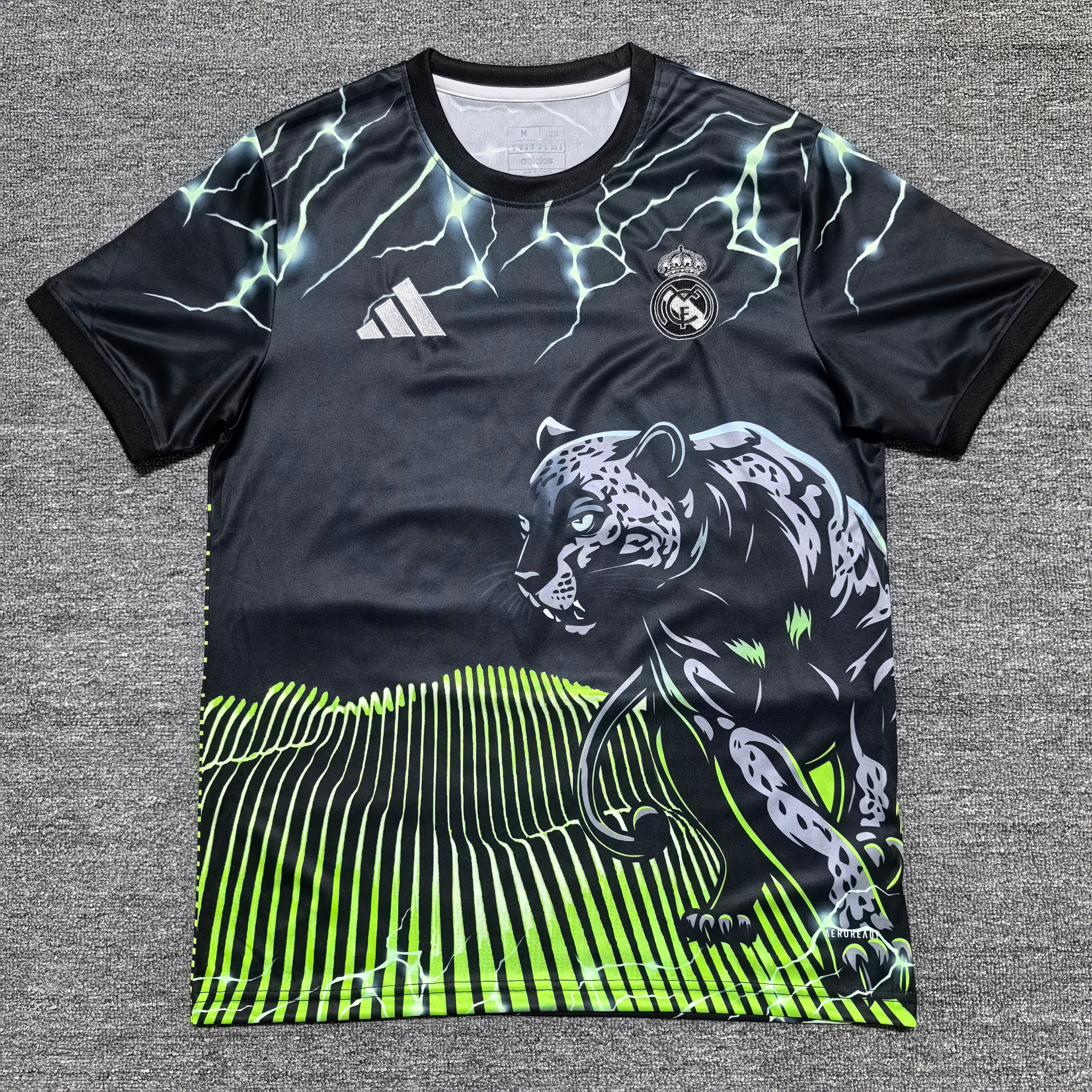 Real Madrid ¨C Panther Strike Green Edition Jersey